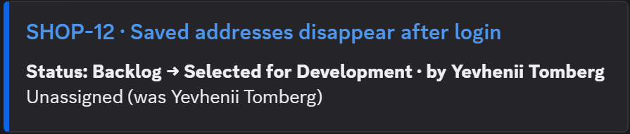 Two quick edits of one issue posted as one message